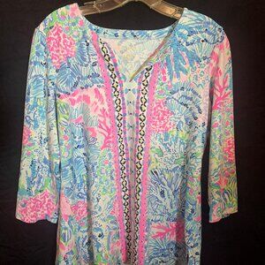 Lilly Pulitzer ChillyLIlly Karina Pullover Knit Tunic Top